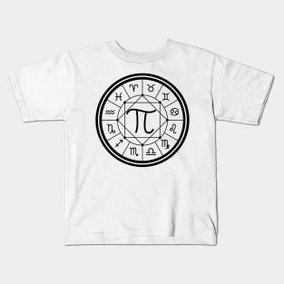 astrology of pi symbol Kids T-Shirt